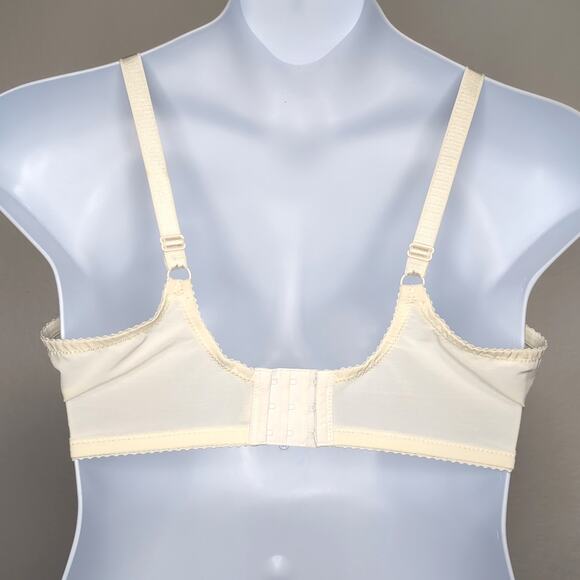 Lunaire Camisole Lace Underwire Bra Size 40DDD Ivory Cream Full Coverage Modest - Picture 2 of 9